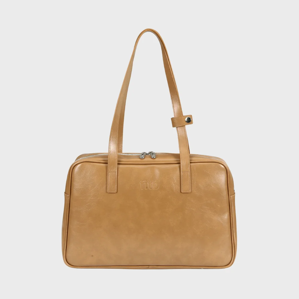Trapezoid Shoulder Bag (camel)