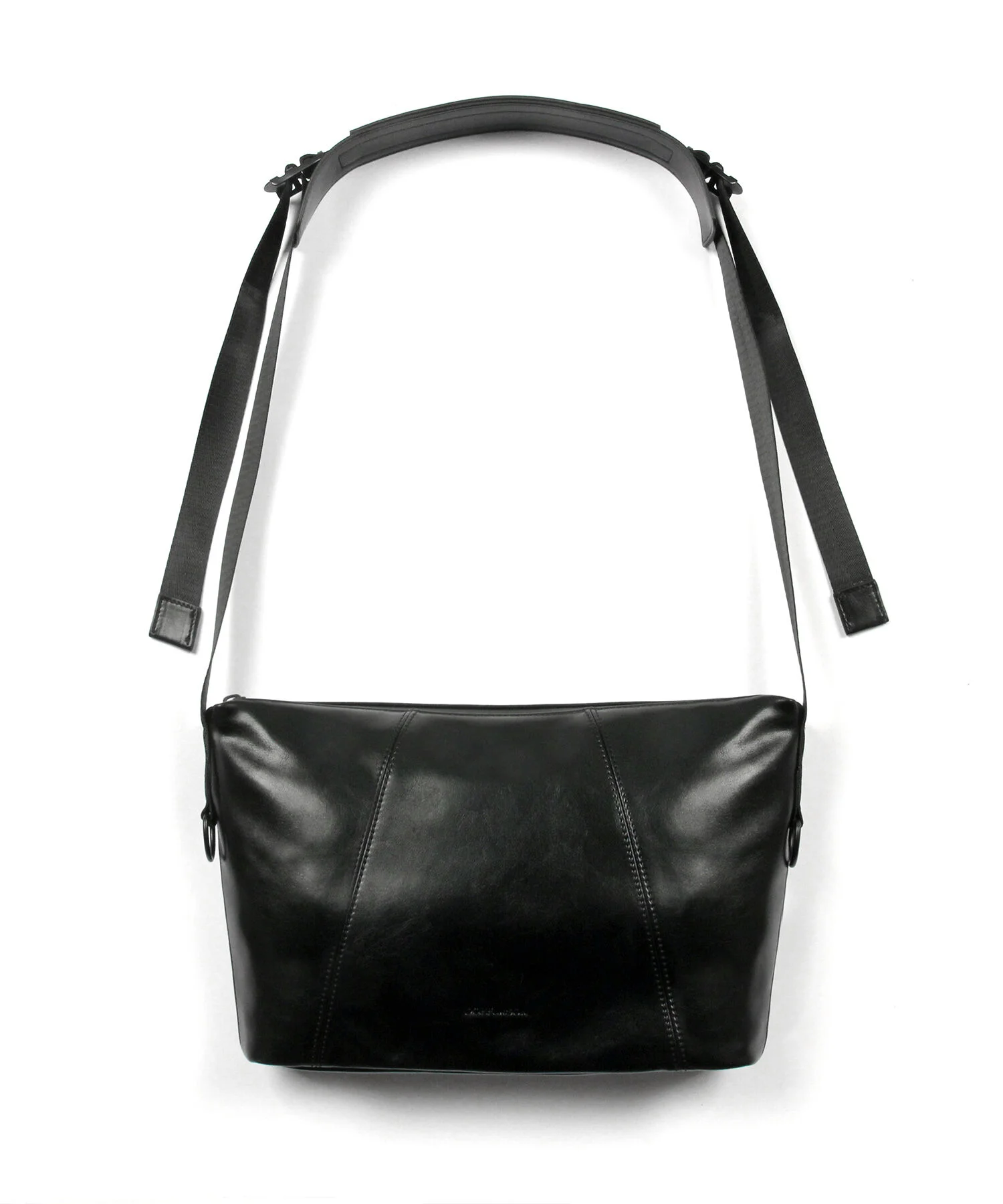 牛皮 小 斜揹袋