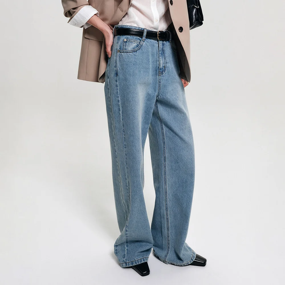 Linea 直筒 牛仔 褲子_淺 藍色 / LINEA STRAIGHT DENIM PANTS_LIGHT BLUE