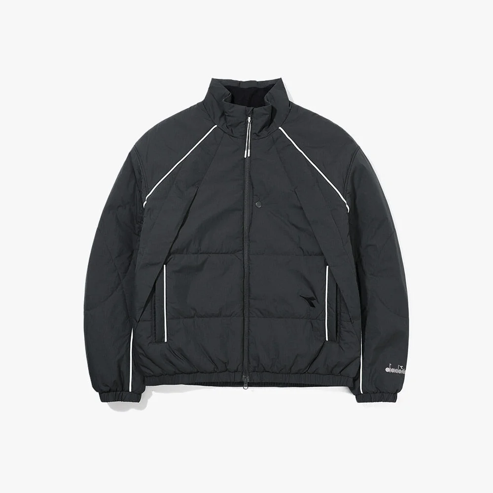 冬季 Pit Crew 撞色 羽絨外套 外套 DARK GREY