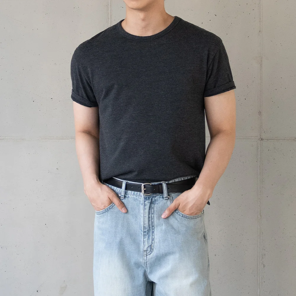 SOFT SLUB CROP T-SHIRT