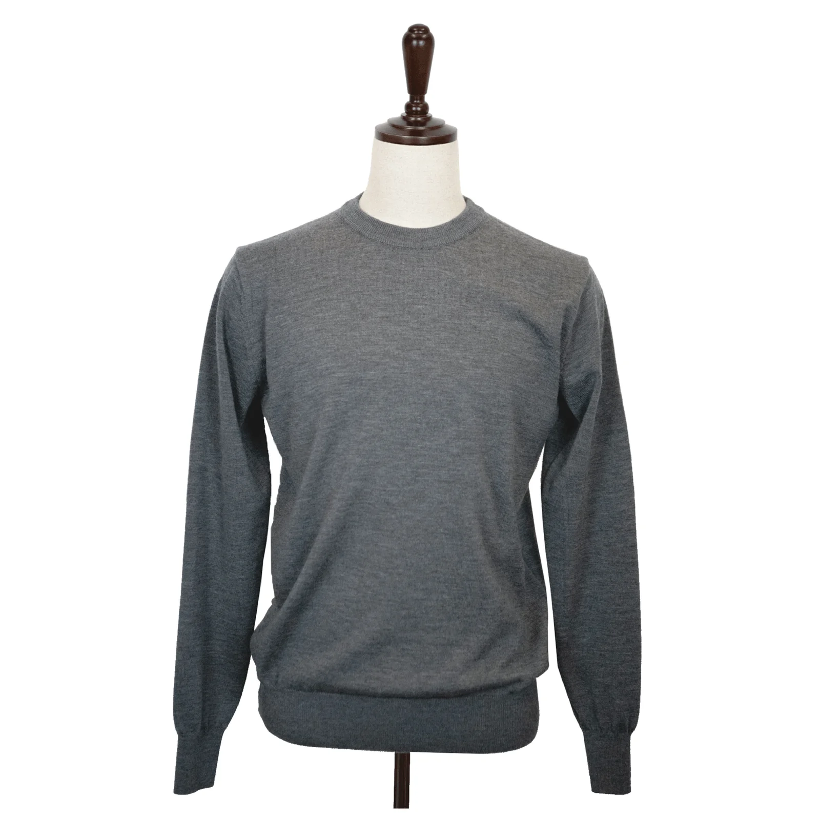 Round Sweater - Grey Goose (Merino wool 100%)