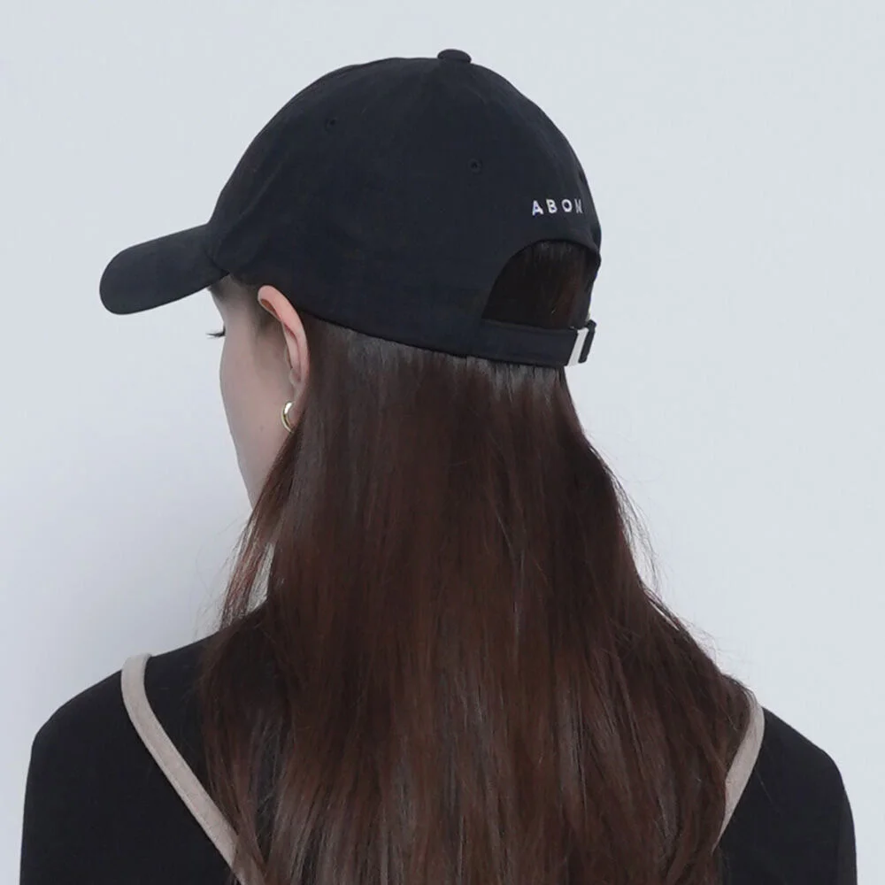 W254 abon logo solid cotton black