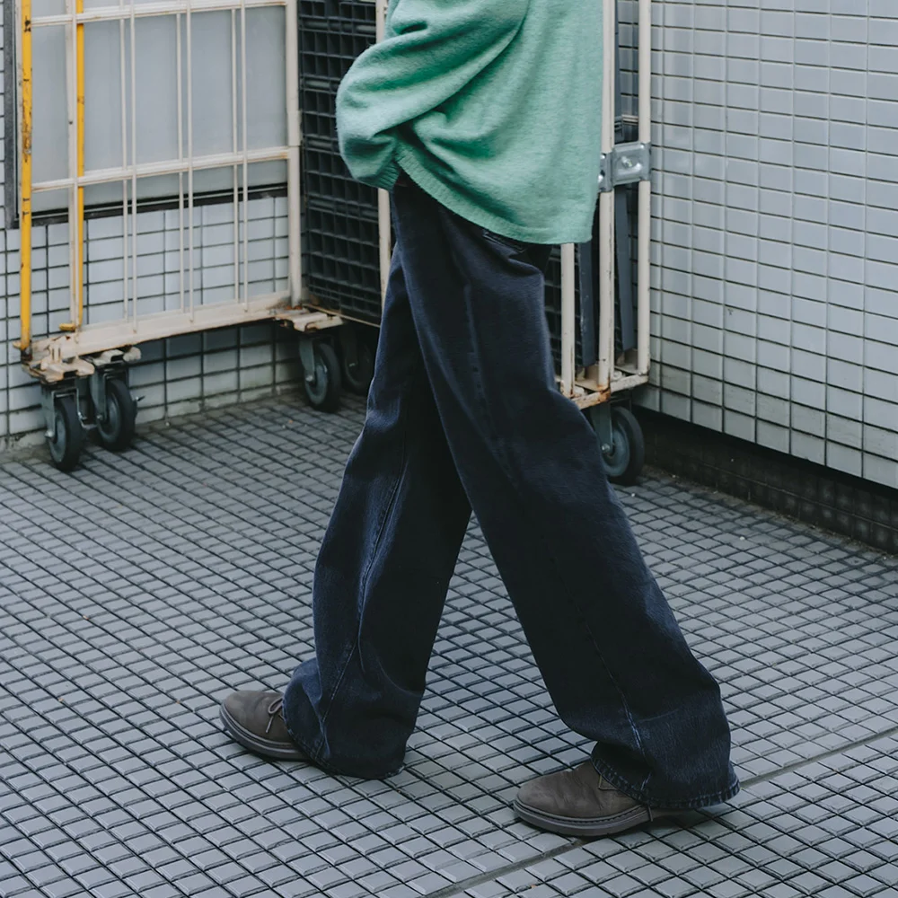 FLARED DENIM_BLACK WASHED