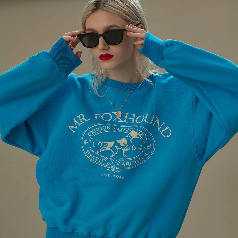 SITP5042 Foxhound Sweat shirt_Bright blue