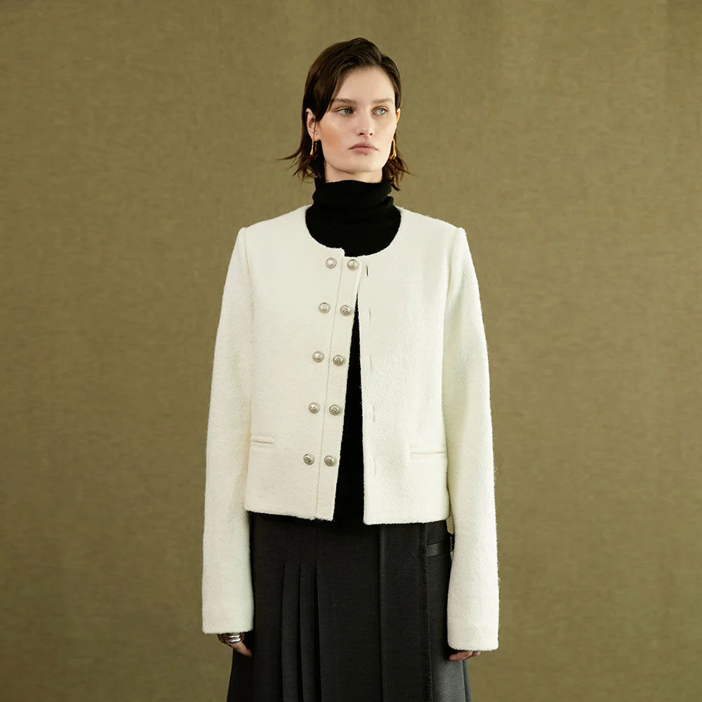 Sienna double tweed jacket