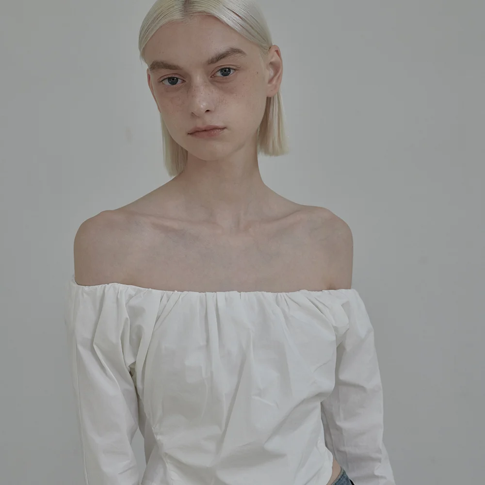 Off Shoulder Blouse - White