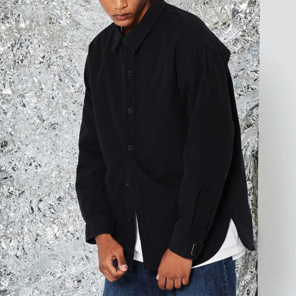 BLACK RIP-STOP WASHING SHIRTS IESH0F601BK