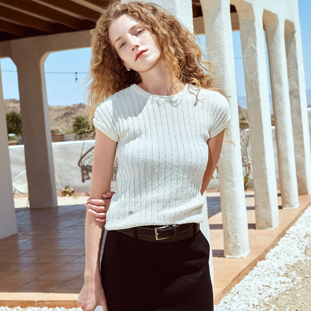 Marlowe seamless knit-top