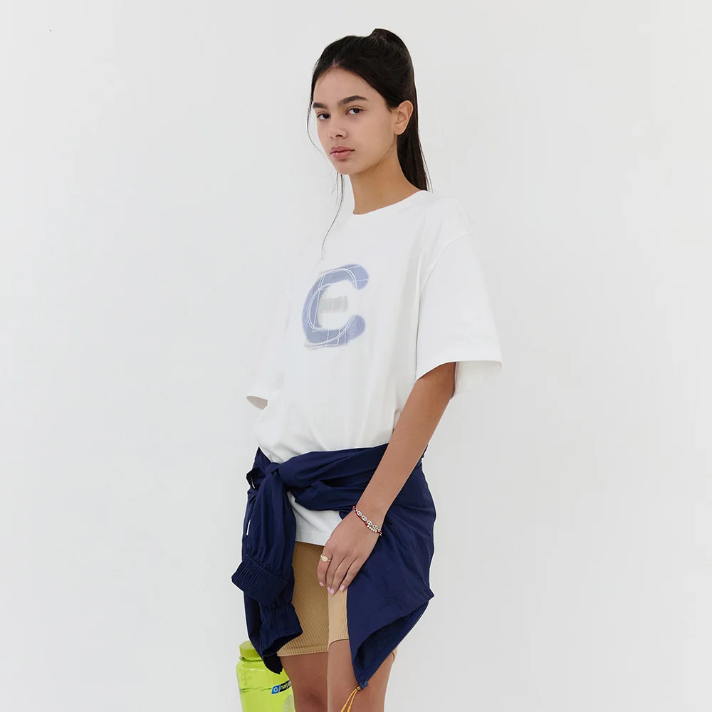 CLOTE LETTERING LARGE T-SHIRT - WHITE