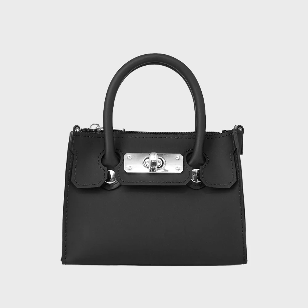 JELLY CHAIN MINI BAG IN BLACK