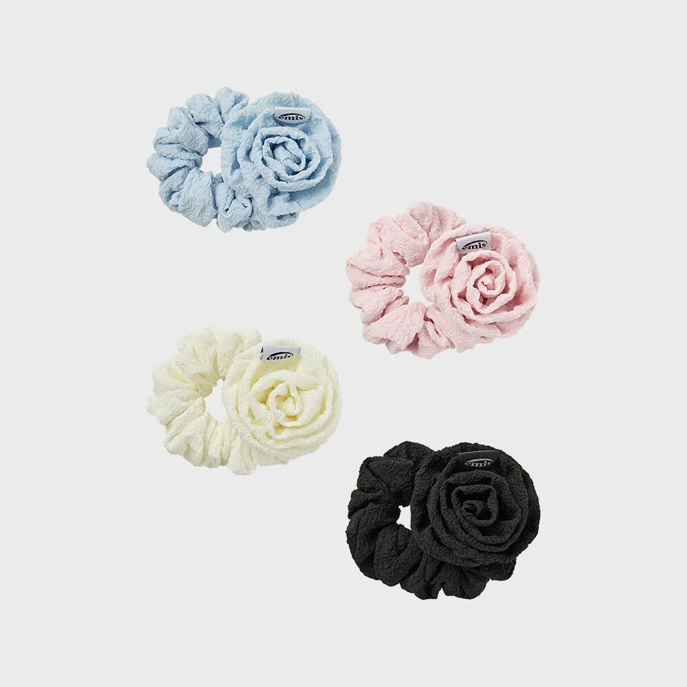 WRINKLE CORSAGE SCRUNCHIE