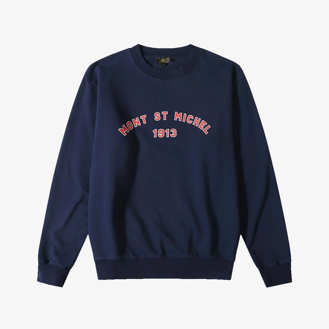 TISNO - PRINTED SWEATSHIRT_Navy
