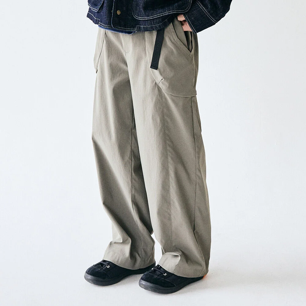 寬鬆版型 兔子 褲子(DARK BEIGE)