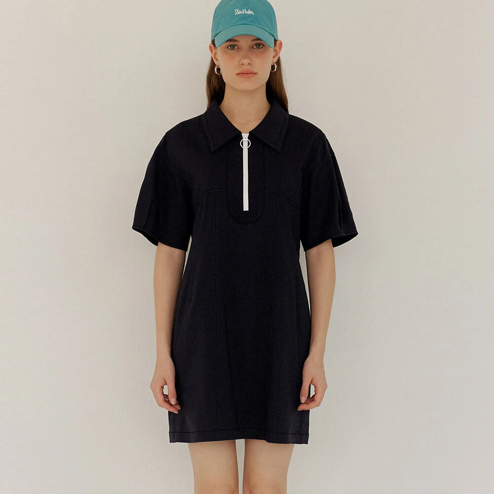 Delmont dress Navy
