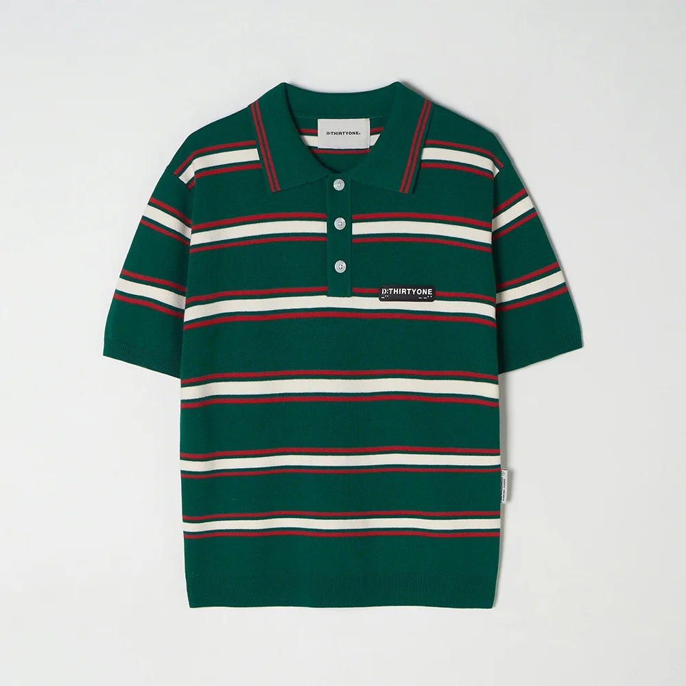 Multi Stripe Sweater (Forest Green)