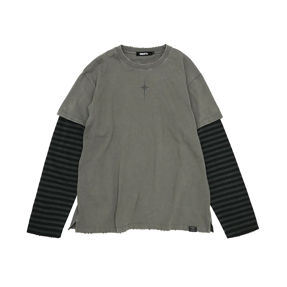 DAMAGED LAYERED BOXY TOP