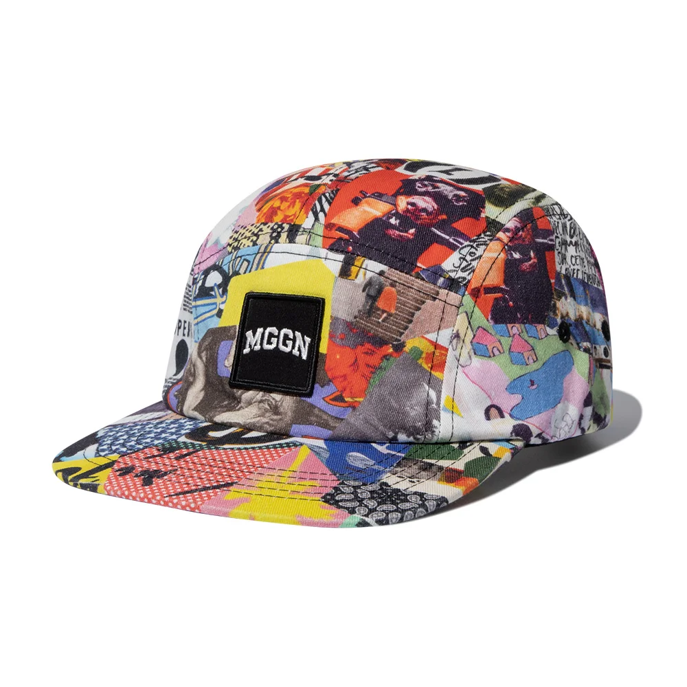 頭飾 9305 拼貼 印花 色 Camp Cap