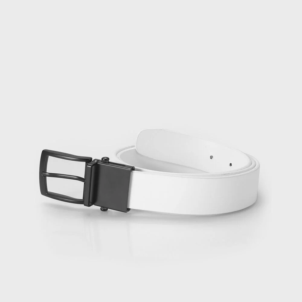 33mm 隱形合身2 縫線 飾扣 高爾夫 Movable 腰帶 MGU902WH