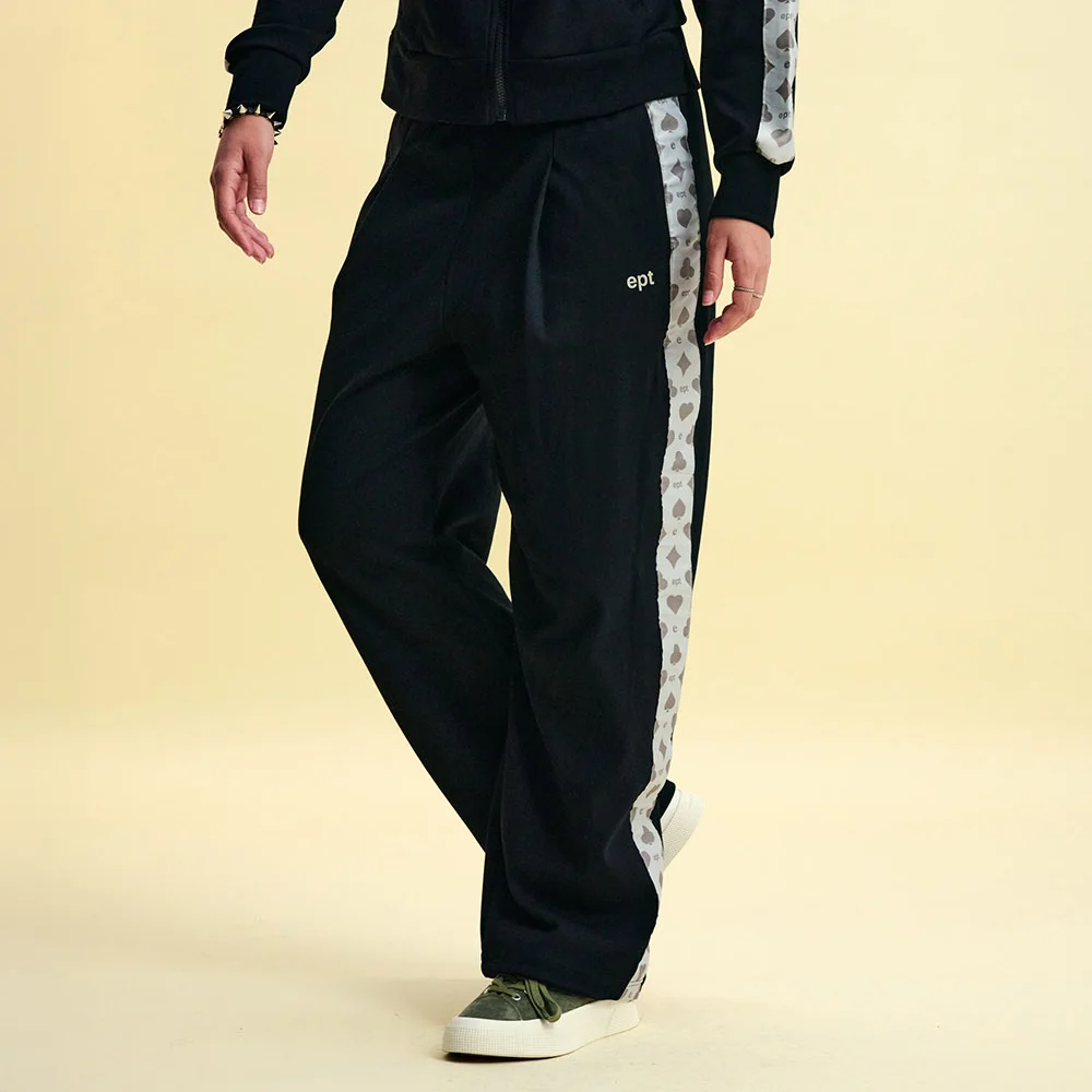 WM SEL POCKER TRACK PANTS (BLACK)