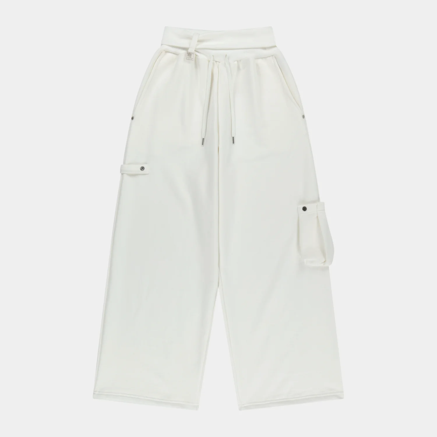 Rib Terry Pocket Sweat Pants (IVORY)