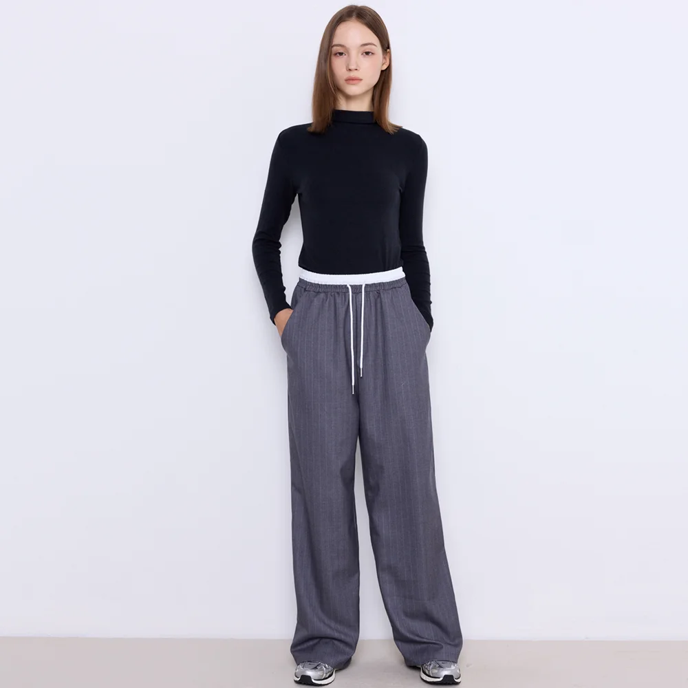 Stripe Ease Banding Pants