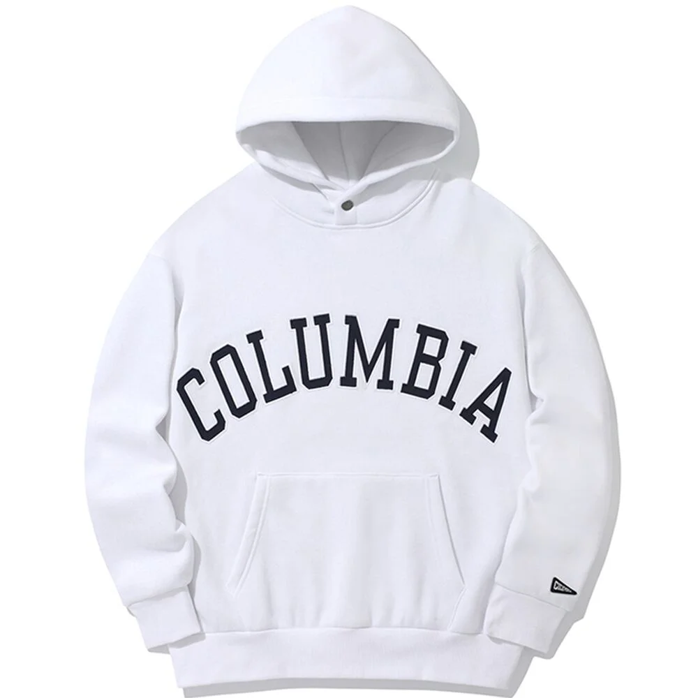 COLUMBIA ARCH OVER-FIT FLEECE HOODIE 白色