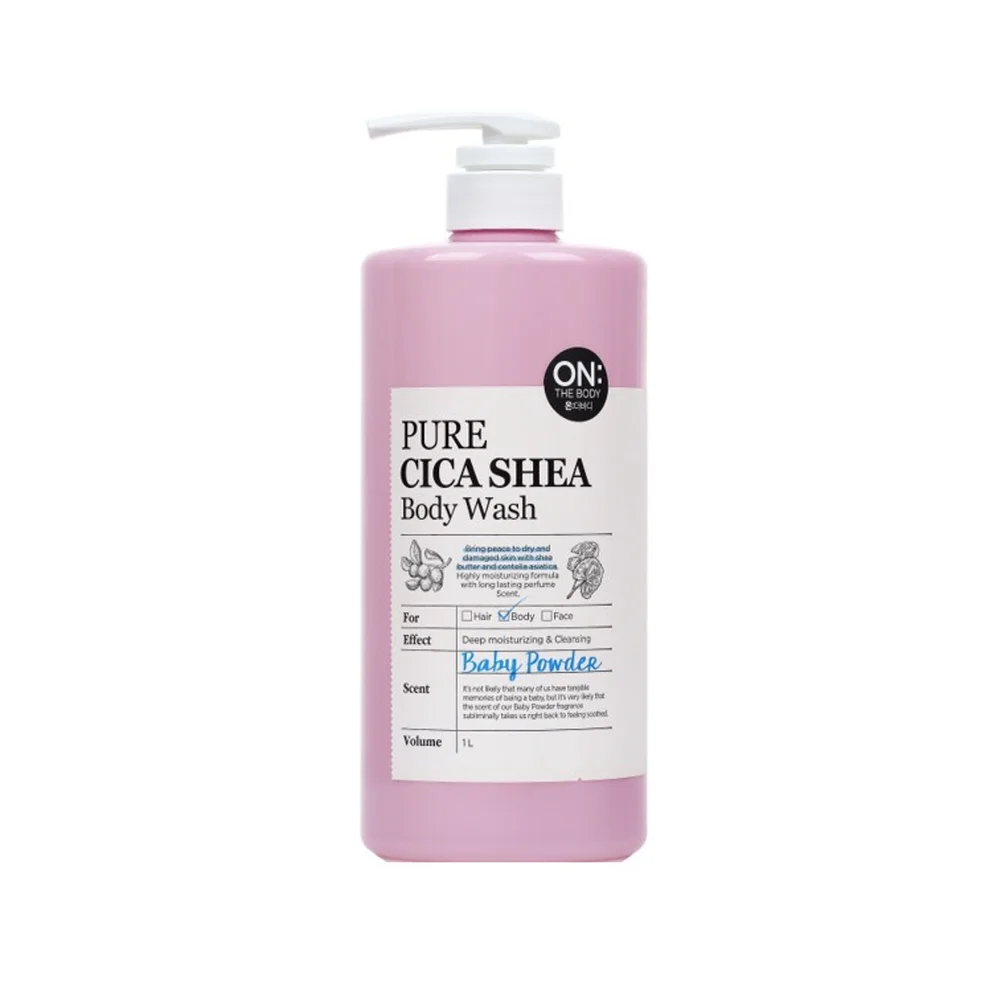 ON: THE BODY Pure Cica Share 嬰兒爽身粉 沐浴露1000ml