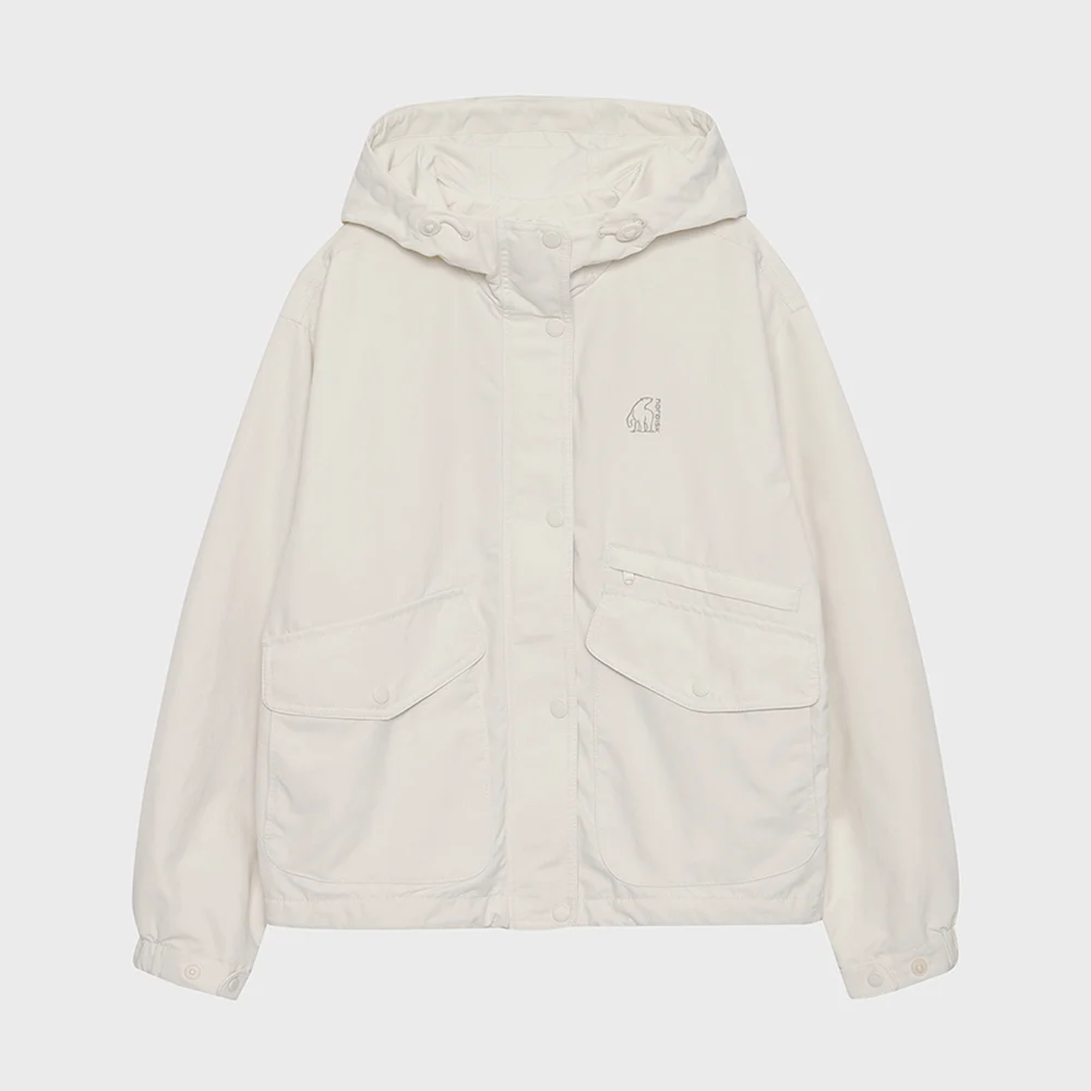 妝前 露營 連帽衫 外套 - W_Off White_OWU25102W3