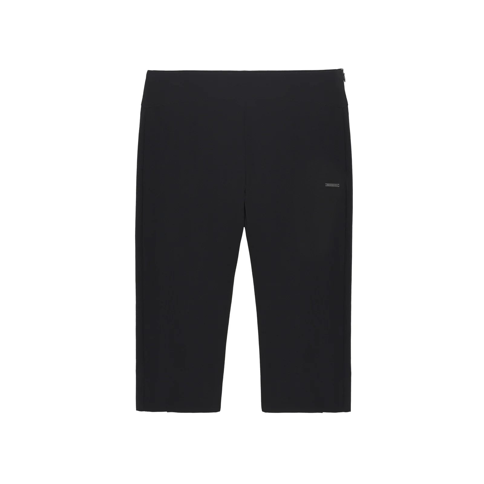 MINIMAL SLIM CAPRI PANTS_BLACK