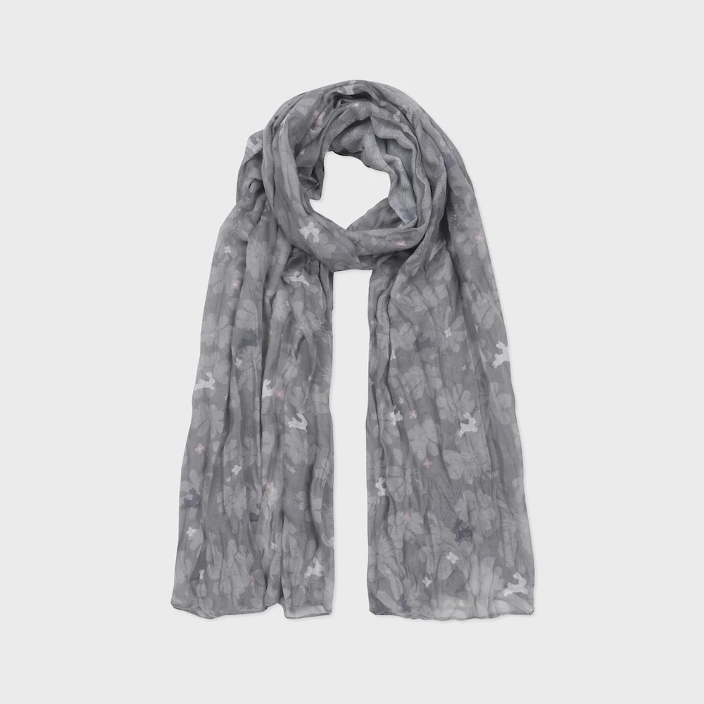 crinkle scarf wildflower bunny