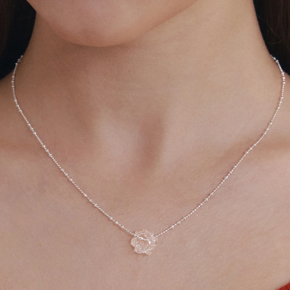 Jelly Cure Flower Necklace. na.1691