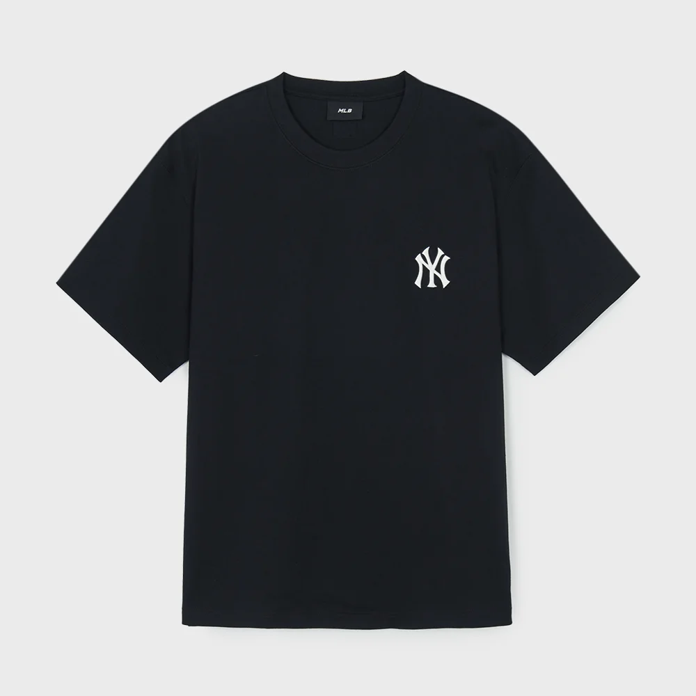 新年 馬 背板 圖案 短袖 T恤 NY (Black)