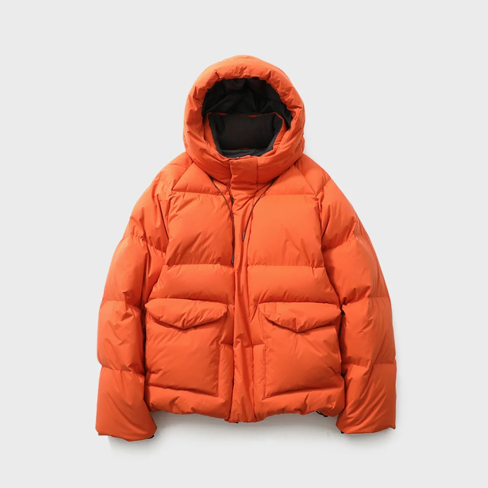 Northcove Water Repellent hood Goosedown JacketHarvestOrange