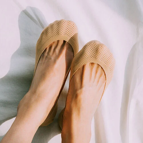 清涼 特殊 條帶 女裝 夏季 Fake Socks _壓紋 速乾 涼感 船型襪