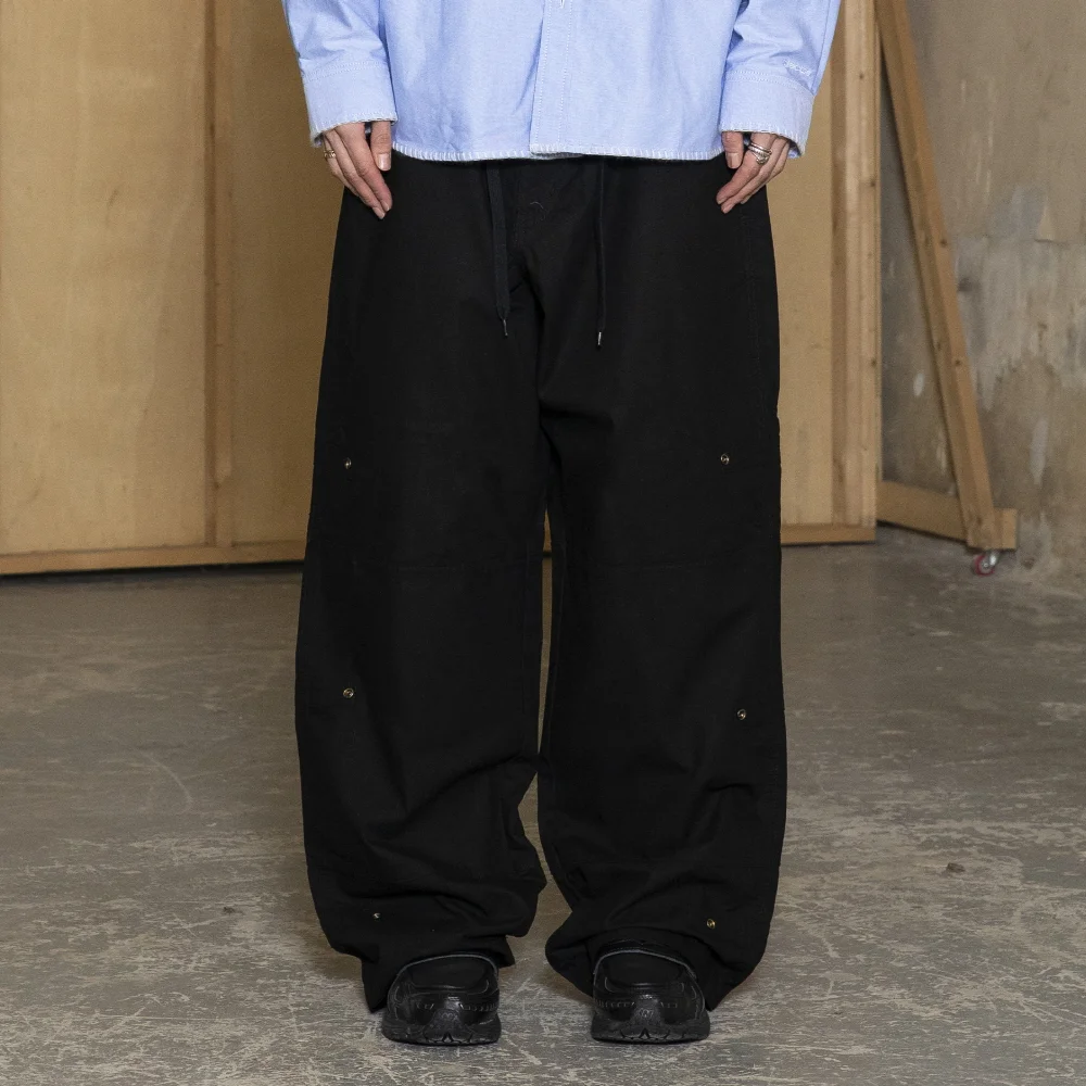 GP167 按扣 細節 AMI 褲子 (BLACK)