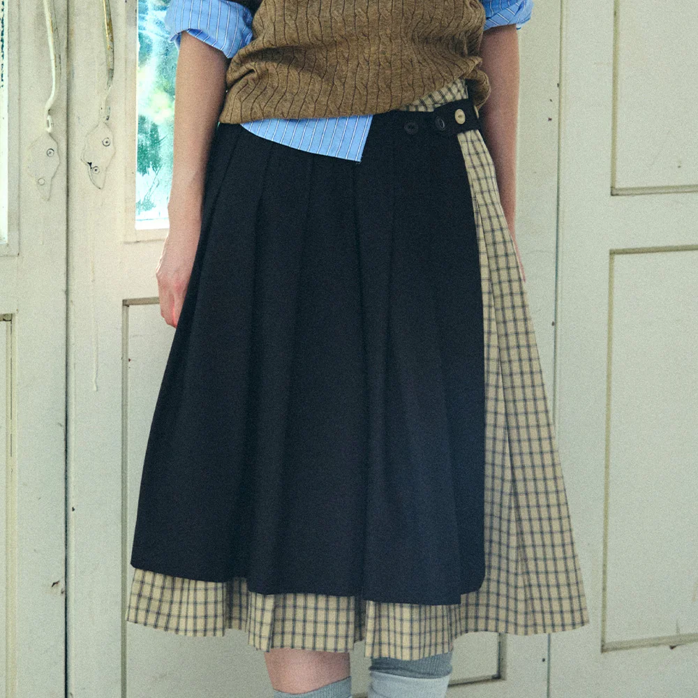 LAYERED SKIRT - 2 colors