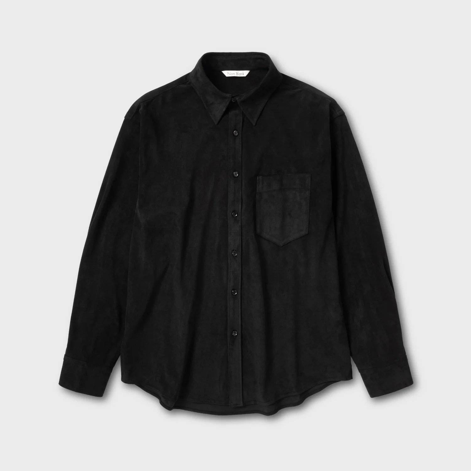 麂皮 襯衫_BLACK