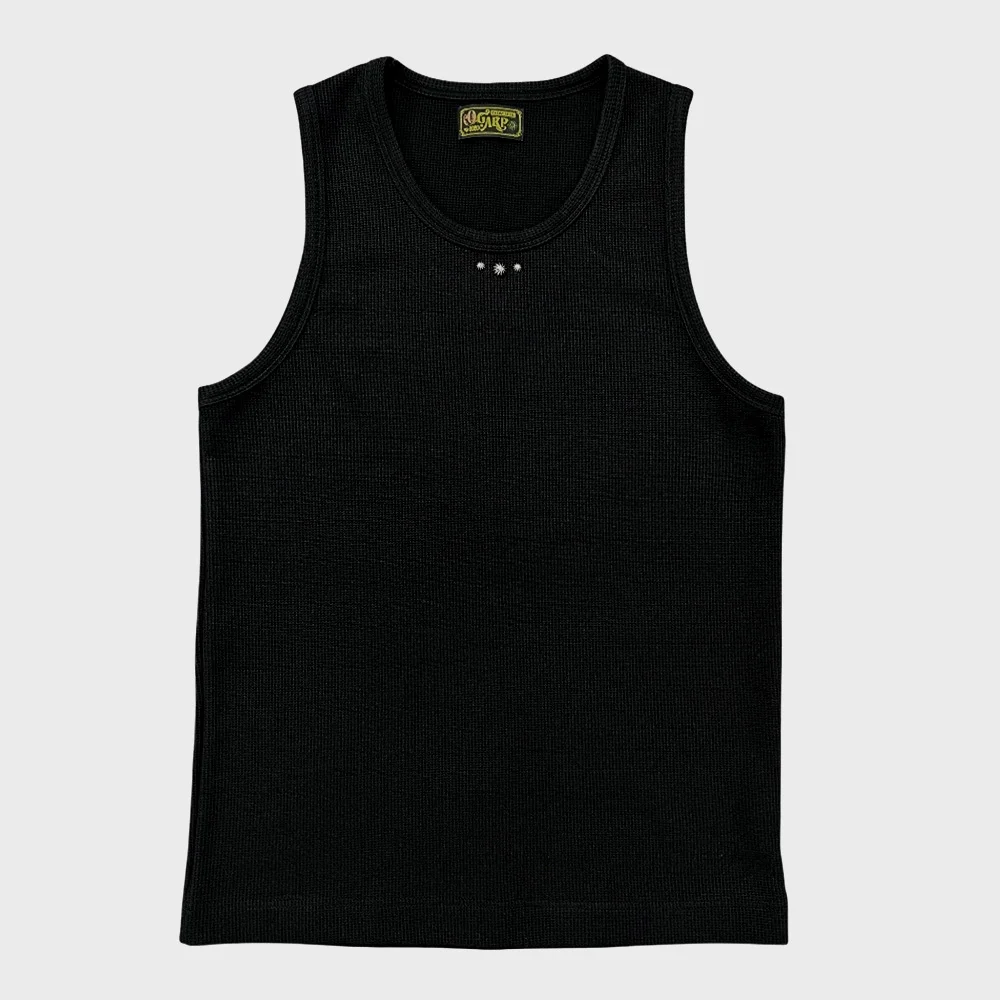 Triple Concho Sleeveless Black