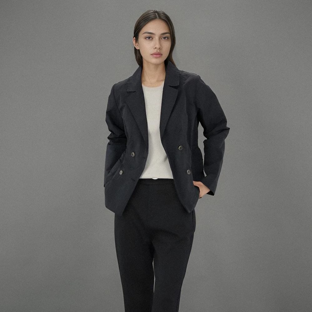 Cropped Comfortable Jacket _Black