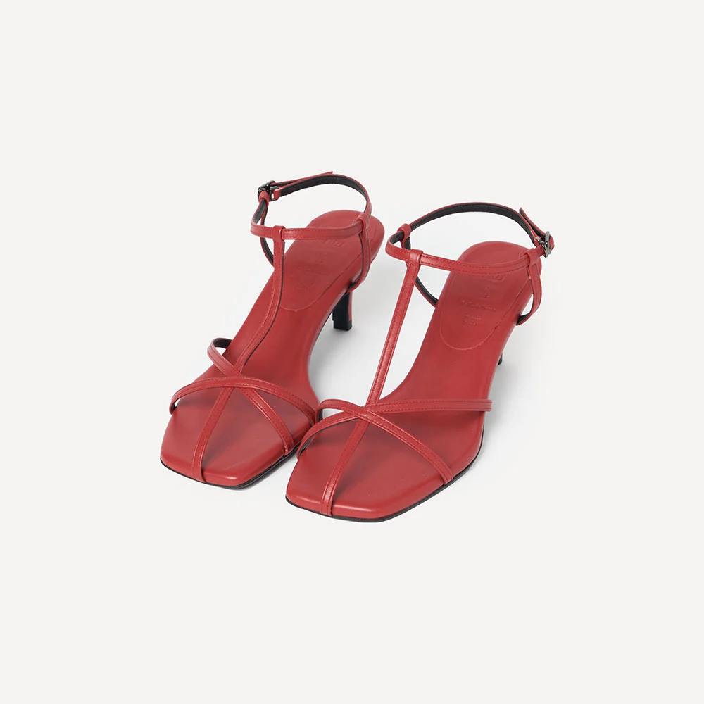 LAYERED HEELS (RED)