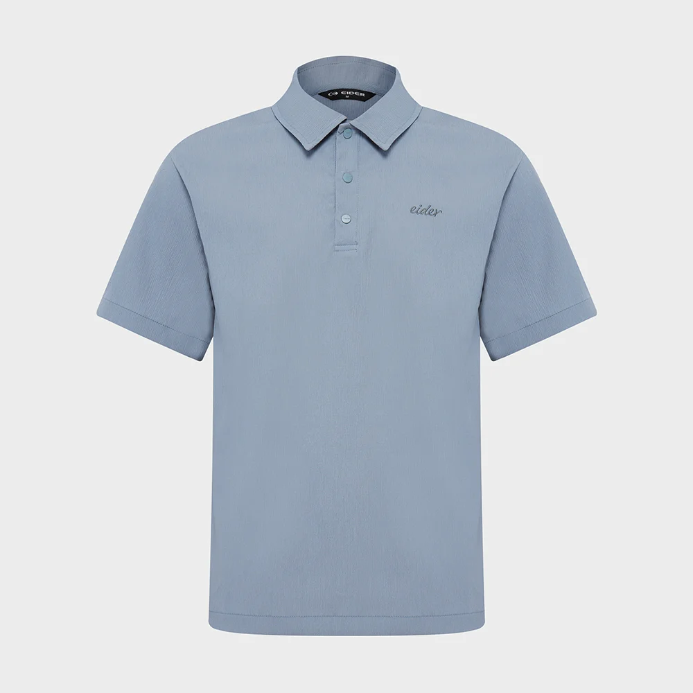 COOLEATS AIR (COOLEATS 透氣) 男裝 短袖 Polo T恤_SMOKEY BLUE_DMM26249SQ