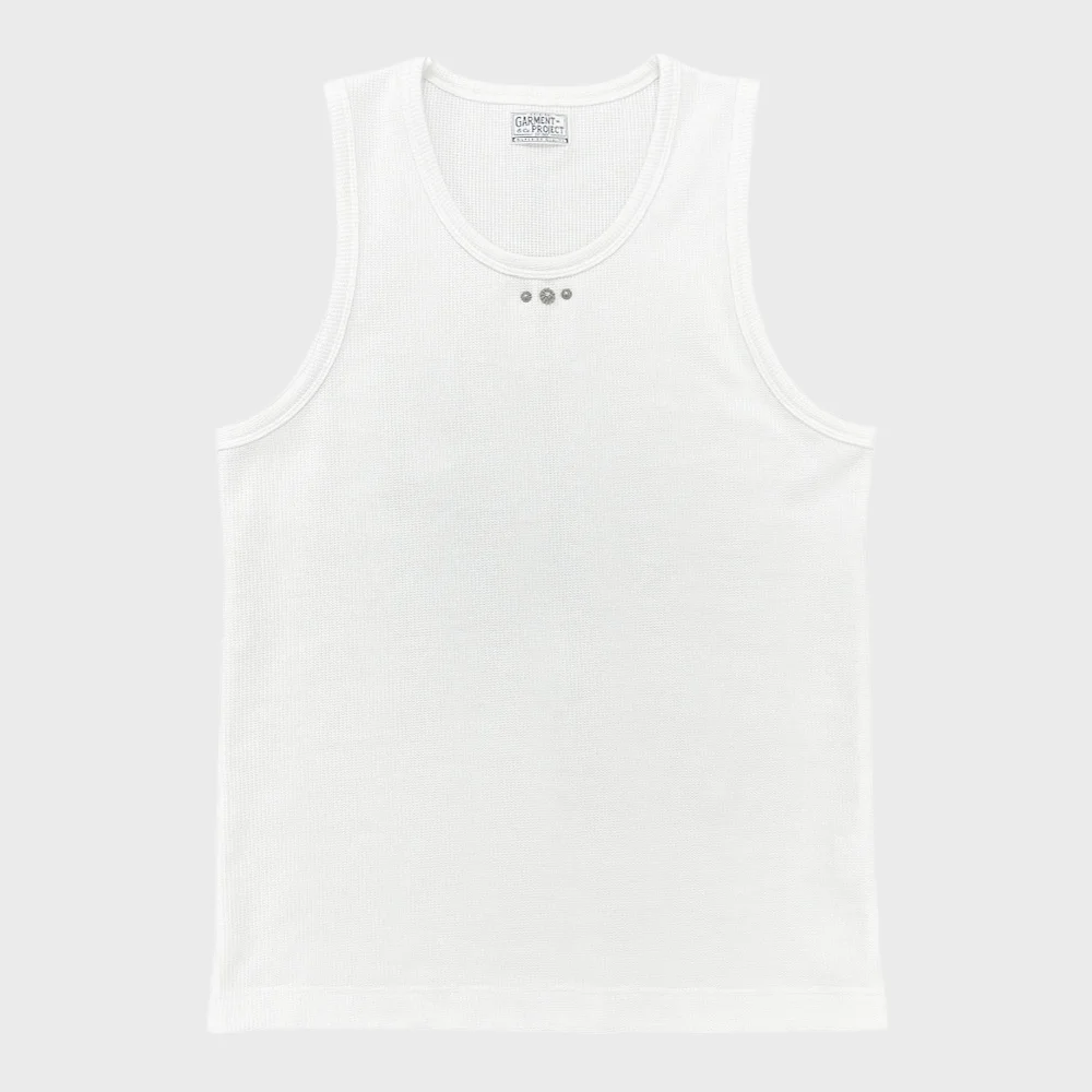 Triple Concho Sleeveless White