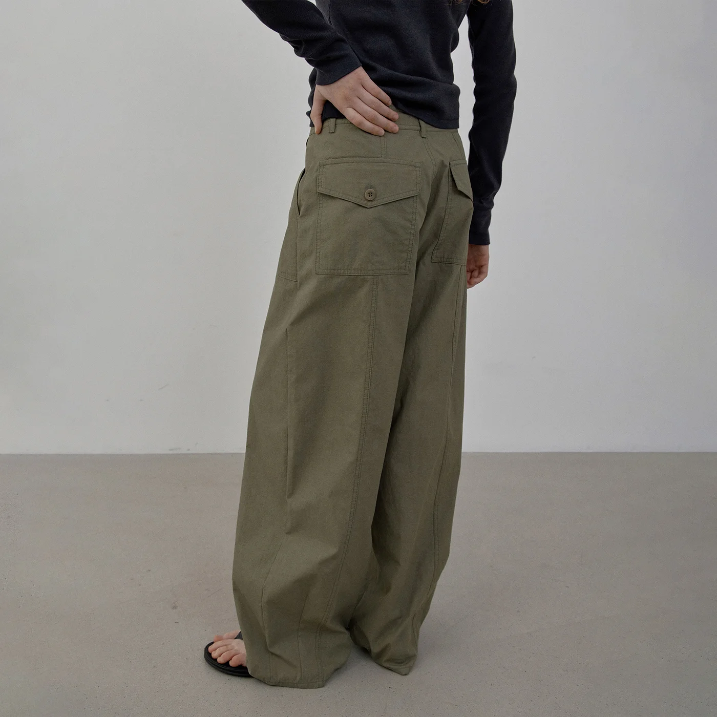 Ford curved pants (khaki)