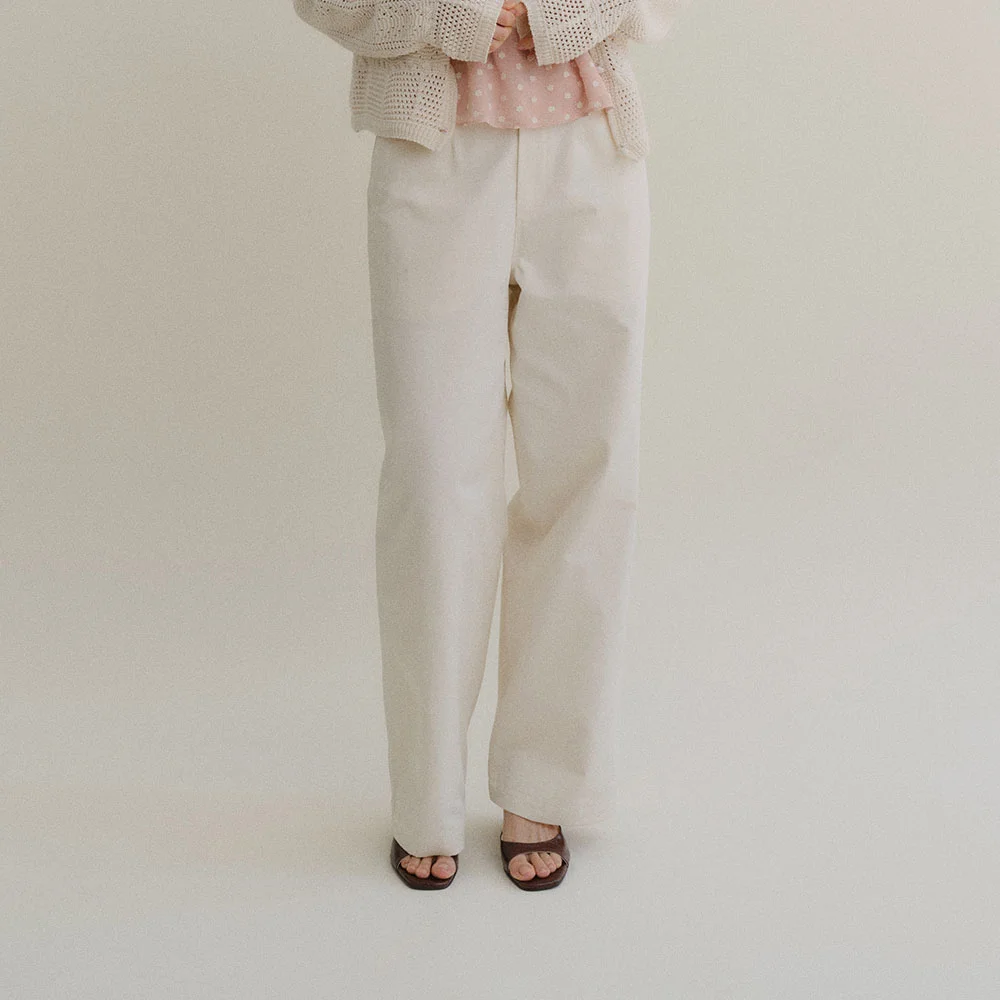 LEANN CHINO PANTS (CREAM)