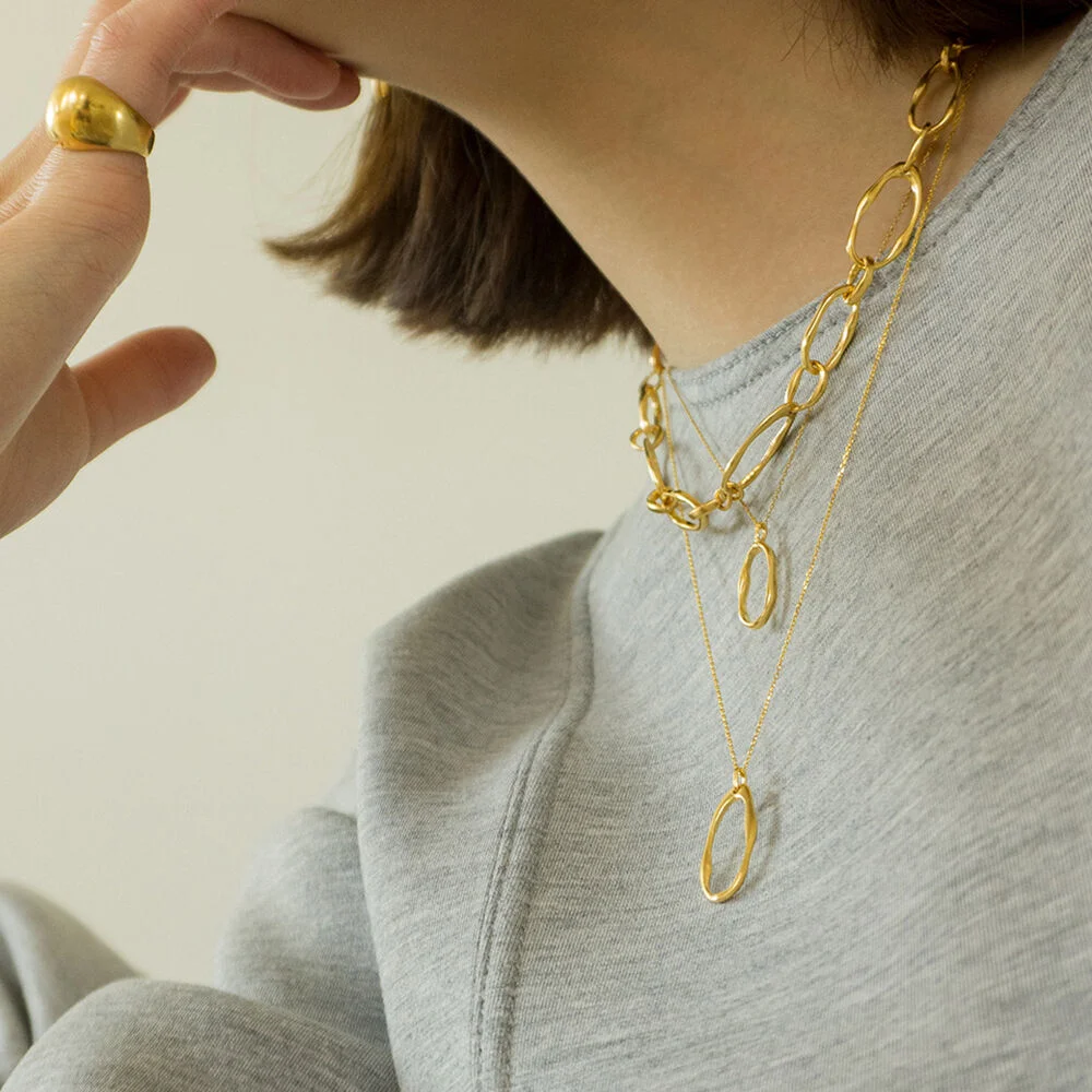 珍珠 造型 Necklace