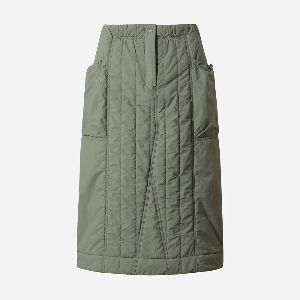 女裝) 氣凝膠 羽絨外套 半身裙(L.CHARCOAL GREY)