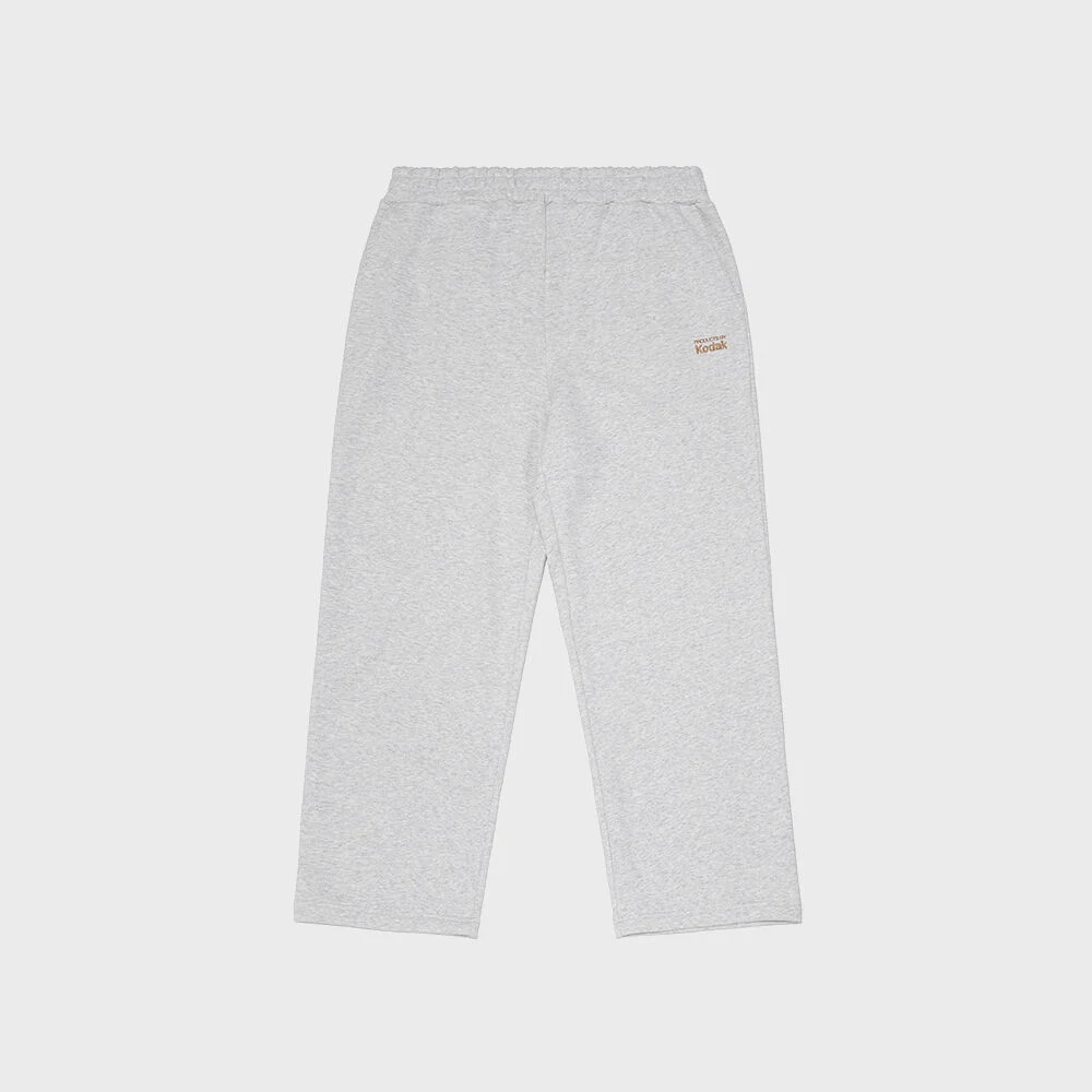 刺繡標誌 直筒版型 褲子 WHITE MELANGE