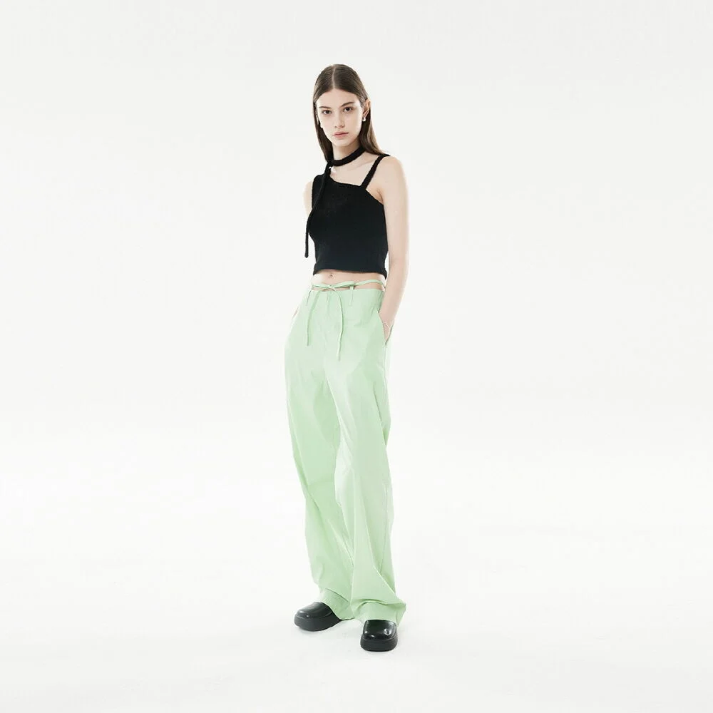 LLS RIBBON PANTS(LIGHT GREEN)