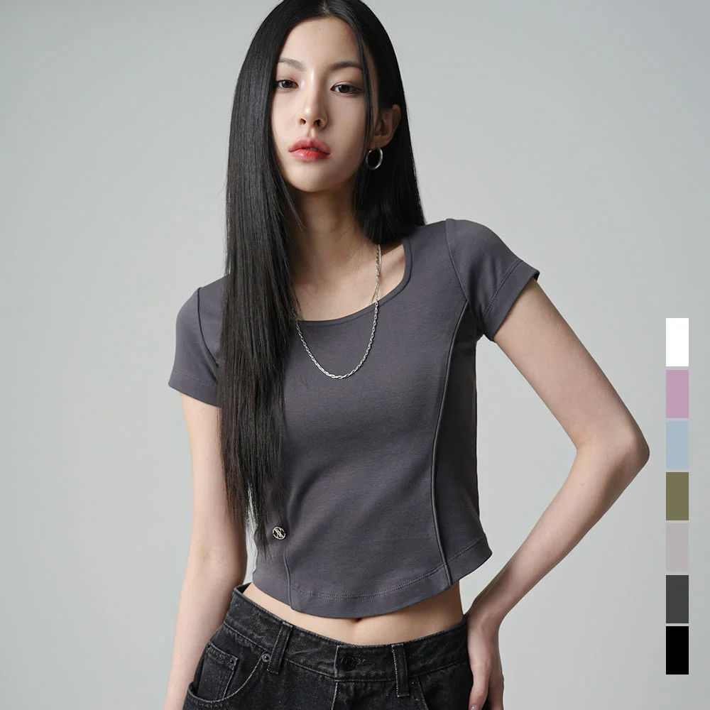 Pentagonal Line T-shirt - 7COL